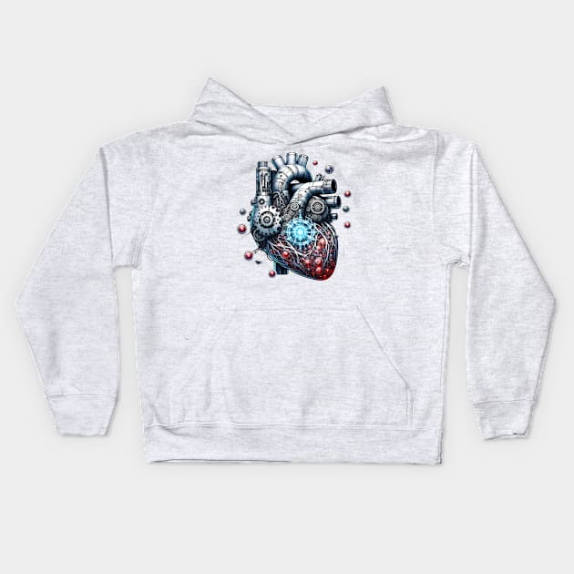 Iron Heart Kids Hoodie by InnerMirrorExpressions